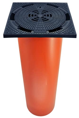 MEGAASTORE Schachtverlängerung DN315/315mm Schachtdeckel Kontrollschacht Kanaldeckel | 1 Meter Rohr