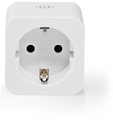 Nedis SmartLife Smart Stecker - Zigbee 3.0 - Leistungsmesser - 3680 W - Hybrid (CEE 7/7) - 0-55 °C - Android/IOS - Weiss - 1 Stück