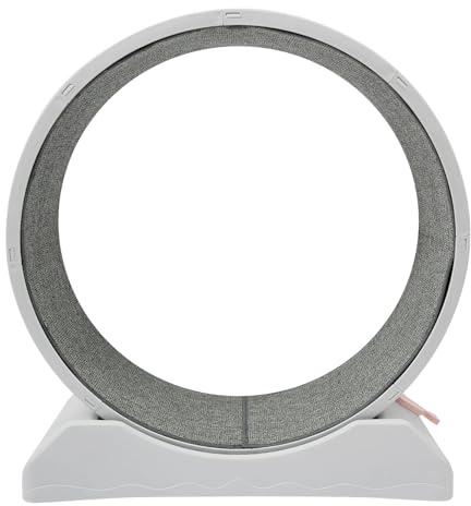 HarBin-Star - Grande ruota per gatti 80 cm, ruota per gatti con lucchetto, ruota per gatti per interni, gatti, 80 x 35 x 85 cm