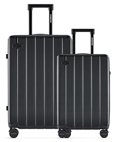 ETERNITIVE - Joy Koffer | Reisekoffer Hartschale aus ABS | Reisetrolley Leicht mit 4 Zwillingsrollen 360° | Gepäck mit TSA-Schloss