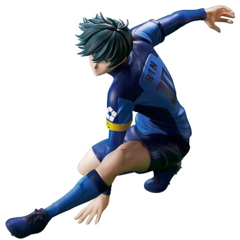 Noowye Seishiro Nagi Action Figure Anime Rin Itoshi Statua Calcio Figura Cartone Animato Modello PVC Anime Decorazione Desktop Ornamenti 13 cm