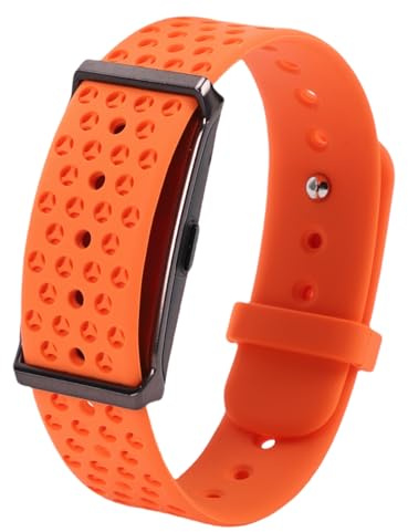 Sxhlseller Smart Armband, Bärbart Aktivitets-träningsband Vattentätt, Sömnspårning 24 Timmar, 127 Sportlägen Smart Armband för Löpsimning (Orange)
