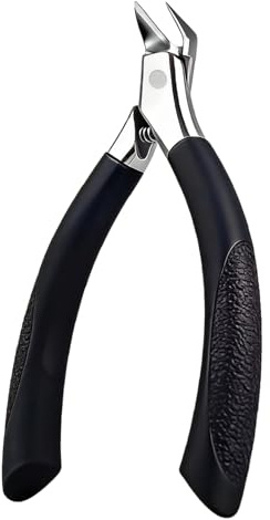 Cortauñas Encarnadas - Alicates Para Uñas Encarnadas, Tijeras Uñas Pies, Cortaúñas Profesionales De Acero Endurecido Para Cortar Uñas Gruesas, Podología (Negro)