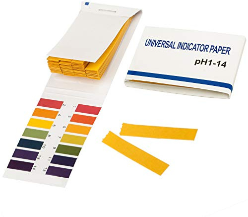TRIXES Lackmuspapier mit einem pH-Wert-Bereich 1-14, Packung mit 80 Teststreifen (Papier)