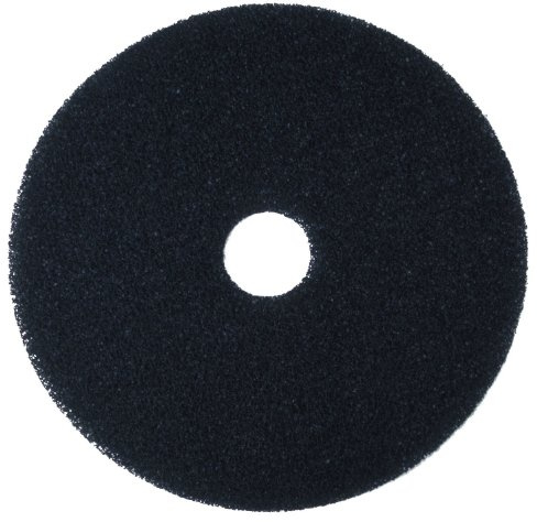 3M Black Stripper Pad 7200, 20 in, 5/Case