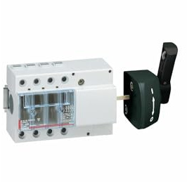 022518 Legrand - Interrupteur sectionneur tétrapolaire Vistop 63A - 4P - avec commande latérale par poignée noire