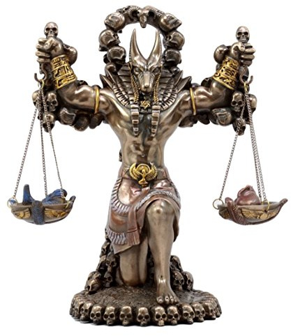 Pacific Giftware Ancient Egyptian God of Underworld Anubis Guardian of Scales Figurine 8.5 Inches (Bronze)