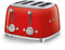 Smeg Red Retro 4 Slice Toaster