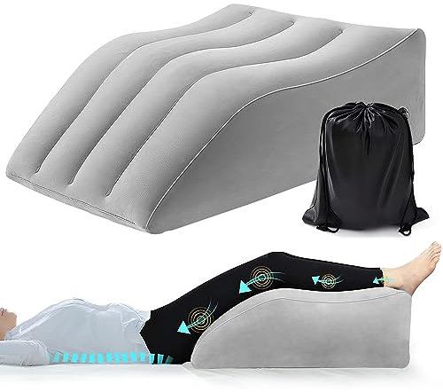 Venenkissen Beinhochlagerungskissen,Aufblasbare Beinkissen hochlagerung,Komfort keilkissen zum Schlafen,Verbesserung der Durchblutung und Reduzierung von Schwellungen,Verbesserung der Schlafqualität