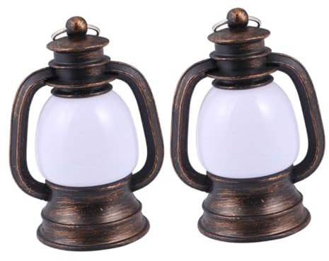 Garneck 2stücke Petroleumlampe Retro Kleine Led Vintage Ponylampe Außenleuchte Notleuchte Campingleuchte Campingleuchte Altes