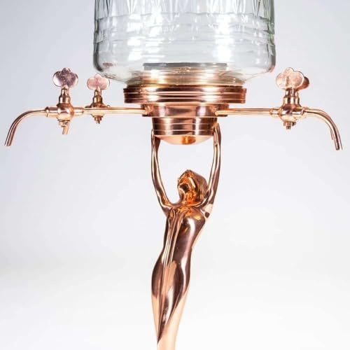 Royal Antiquess New Handmade Copper Absinthe Fountain | 4 Spout | Absinthe Tower | Absinthe Dispenser | Vintage Absinthe