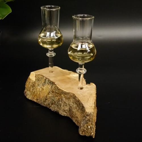 GTK – Horn & troféer KRUMHOLZ snapsleverantör, 2 stycken små glas med handtag på rot plug-in-glas-set snaps, present ny 27,60,1.88