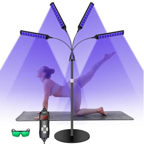 Solarium pour la maison, lampe de bronzage, 660 nm et 850 nm, avec 420 LED