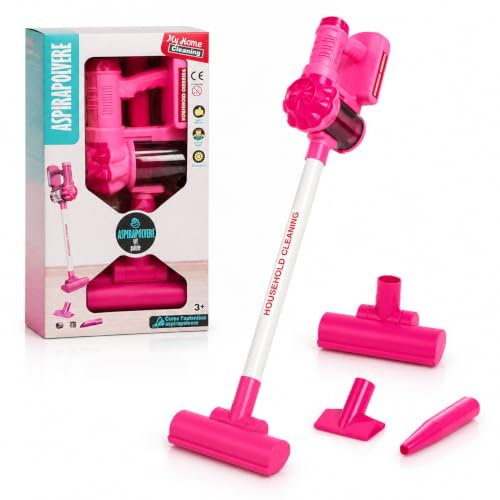 Dammsugare Leksak För Barn Trådlös Dammsugare Ros Kungliga Ljud Rosa Dammsugare Verkligen Transformerbar Dammsugare 6in1 Hushållsapparater Leksak Sweeping Robot (rosa)