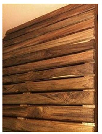 The House of Teak Shower Mat, Golden Teak Light and Dark
