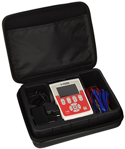 I-TECH T-One Coach, Elettrostimolatore 4 Canali Indipendenti, Fino a 8 Elettrodi, Doppio Utente, Display a Colori Retroilluminato, Frequenza da 1 a 150 Hz, Impulso da 20 a 300 µs