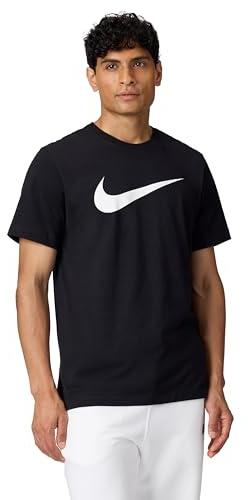 Nike DC5094-010 M NSW Tee ICON Swoosh Sweatshirt Men's Schwarz-Weiss 4XL-T