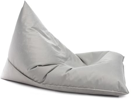 Ecopuf Lazy Pouf i Polyestertyg Anti-slitage, vattentät, för inomhus och utomhus, 80 x 130 cm, stoppad med polystyren