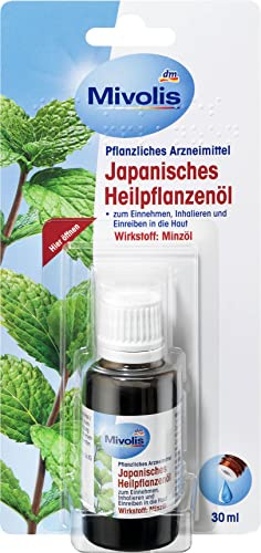 Mivolis Japanisches Heilpflanzenöl (30ml Flasche) minzöl - Japanese Mint Oil