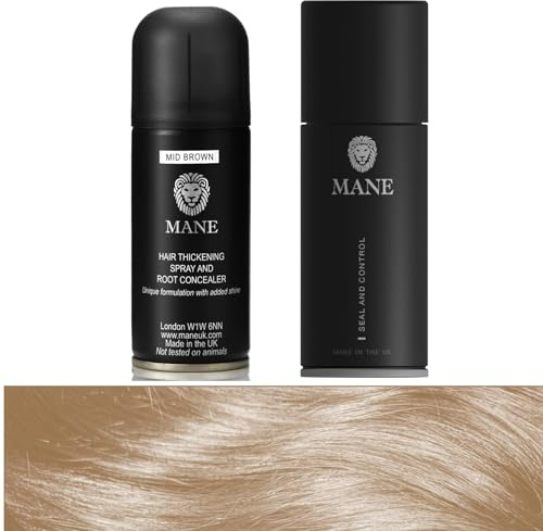 Mane Hair Thickener with a Seal and Control 100 ml duo pack (Medium Brown)