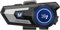 Khptop Casque Moto Casque Moto Bluetooth intégré Casque Bluetooth, Casque de Ski, CVC Noise Reduction stéréo Musique Réponse Automatique, 90 Heures de Lecture Tweeter Slim Casque 1000mAh