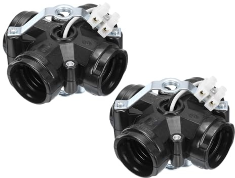 PATIKIL E26/E27 Medium Base 4 Light Cluster Socket, 2 Pcs Lamp Base Holder Multi-Cluster Incandescent for E26/E27 Lamp Holder Bulb,Black