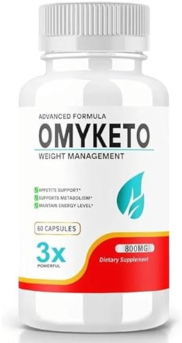 OMYKETO Capsules - Natural Weight Management - 60 Capsules - Vegan,Support for Men & Women - 1 Month Supply - Fitness Hero Supplements