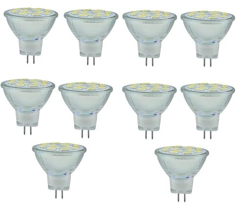 JZLBBC MR11 LED Light Bulbs GU4 MR11 LED Bulbs MR11 LED Lamp 220V 3W GU4.0 Socket Warm White Recessed Lighting,Cool White,5W-10Pc