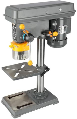 Campana de banco de trabajo de columna 500 W 230 V 9 velocidades de rotación 280 a 2350 rpm Diámetro de perforación máx. 16 mm 50 mm Distancia del husillo MT2 Ideal para trabajos de perforación