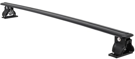 Portaequipajes universal para techo, barra de cierre transversal, barra de bloqueo, candados antirrobo, fuertes y duraderos, aspecto elegante, excelente rendimiento