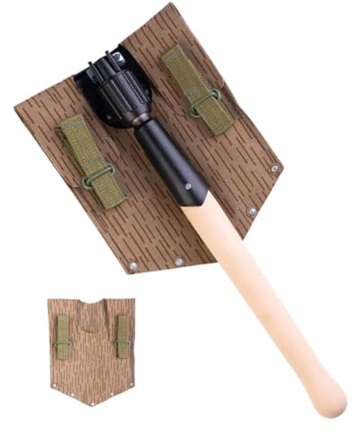 NVA - Pala plegable con funda original (cuerno rígido)