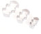 LAOMAO 3pcs in Acciaio Inox Biscotto Biscotto Jelly taglierine Mold Vampire