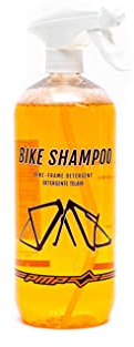PMP BIKE SHAMPOO - avfettningsmedel för ram, skummande, löser upp smuts utan att skada lacken. Biologiskt nedbrytbar, lösningsmedelsfri, pH-neutral. 1 000 ml flaska