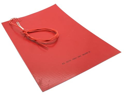 DOJA Barcelona | Uppvärmningsmotstånd av silikon | Motståndskraft av silikon Uppvärmning Flexibel 1 000 W | 400 x 290 mm | Silikonvärmedyna | Värmematta, Temperaturbegränsare