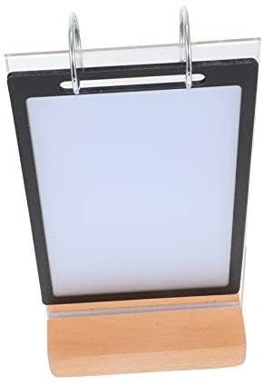 HAPINARY Doppelter Menükartenhalter Sign Holder Für Restaurant Transparentes Design Für Menü Und Fotopräsentation Stabiles Und Elegantes Display
