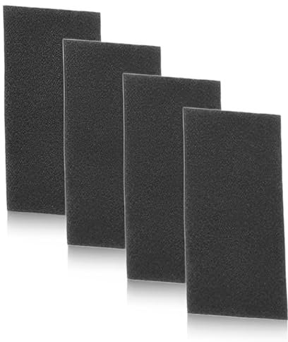 XENQITO 4 pièces Filtre pour sèche-linge, Filtre éponge, Filtres en Mousse, Tapis filtrant, Filtre à éPonge Dryer, Filtre éChangeur, pour Sèche-linge à Pompe Chaleur et Séchoir à Condensation
