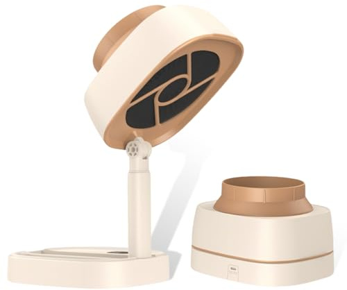 Portable Extractor Hood, Mini Kitchen Extractor Fan, Remove Smoke & Odours Desktop Cooker Hood with 5-Speed Exhaust Fan, Foldable, Adjustable Angle for Apartment, RVs Cooking BBQ Hot Pot