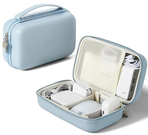 Linpr Kabelväska för MacBook, Bärbar Väska för Elektroniktillbehör, Iiten Resekabelarrangör för Elektroniktillbehör, MacBook-Nätadapter, laddkabel, USB-minne, Powerbank | Liten vattentät elektronisk organiserare kabelväska, praktiska resetillbehör för laddningskablar, USB, powerbank