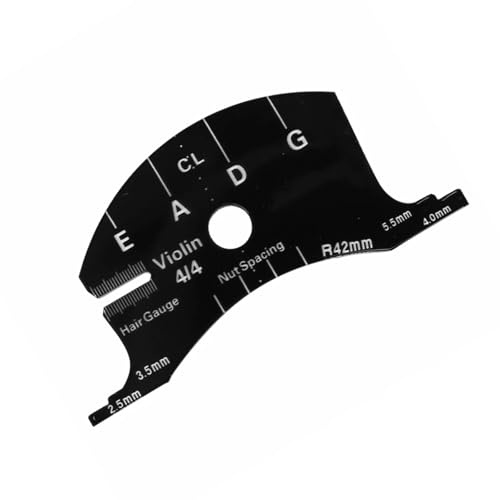 Professional strong metal violin bridge design for 4/4 musical instruments improves tone clarity and facilitates quick setup