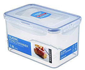 LockULock HPL 818 Frischhaltedose Lock & Lock 1.9 Liter, eckig 205 x 134 x 118 mm Geocaching Dose wasserdicht Eckig mehrfarbig