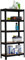Neo Heavy Duty Steel Galvanised 5 Tier Garage Shelving Shelf Racking Unit Storage Racks (Black)