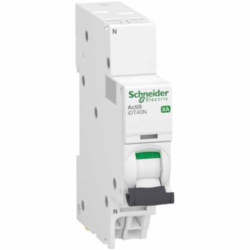 Schneider Electric - Acti9 iDT40N XA - disjoncteur modulaire - auto 1P+N C 6A 6000A/10kA - A9PA4606