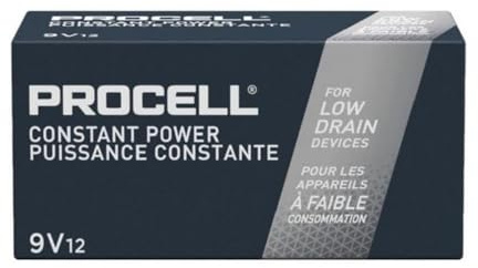 Duracell PROCELL PC1604 - 9V alkaline Battery - Box of 48