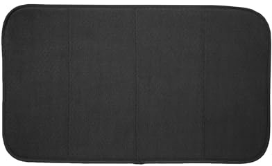 All-Clad Premium Reversible Dish Drying Mat for Kitchen: 16 x 28 Ultra-Absorbent, Long-Lasting, No Condensation, and Oversized for Large Pots and Pans - 1 Pack, Black