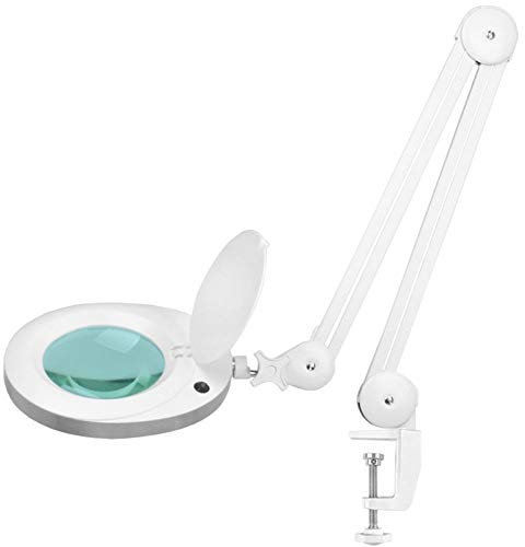 Lupenlampe Lupenleuchte Arbeitsplatzlampe Kosmetiklampe ELEGANTE 6025 60 LED SMD 5D