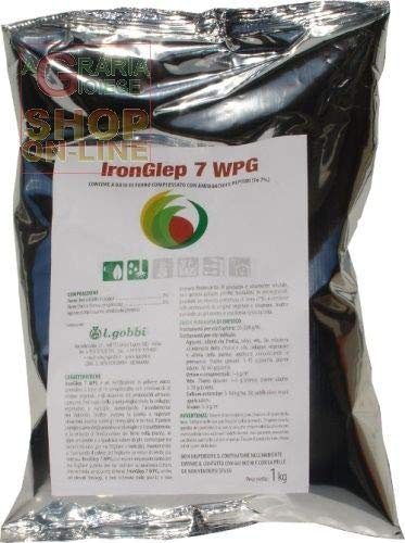Gobbi Ironglep 7wpg Concime A Base Di Ferro Con Amminoacidi E Peptidi Kg. 25