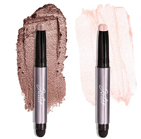 Julep Eyeshadow 101 Crème-to-Powder Eyeshadow Stick (Blush Pink & Mink Mauve) Long-Lasting, Waterproof Eye Shadow - Blendable, Crease-Proof with Built-In Smudger