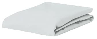 ESSENZA Spannbettlaken Minte Grau, 160x200 cm - 100% Baumwollsatin 300TC - Uni