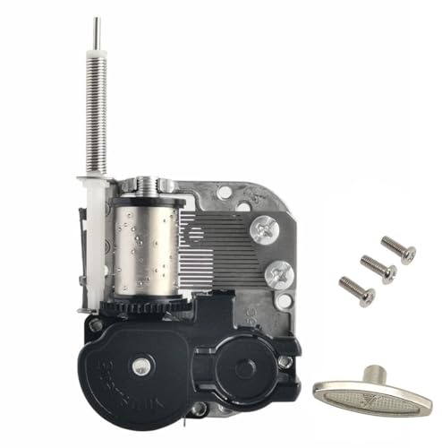 Pursuestar Over The Rainbow Wind Up Music Box with Flexible Rotating Shaft & Stop Function, Yunsheng Musical Mechanism Movement for DIY Music Boxes Ballerina Jewelry Box