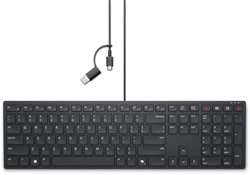 Dell trådbundet samarbetstangentbord – KB525C – Storbritannien (QWERTY)